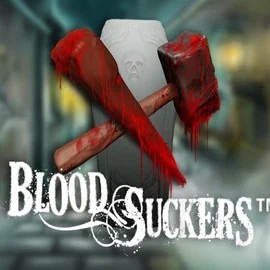 Official Slots logo: Blood Suckers by NetEnt at Onnela Kasino