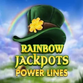 Rainbow Jackpots Power Lines logo – Jackpots by Red Tiger Gaming at Onnela Kasino